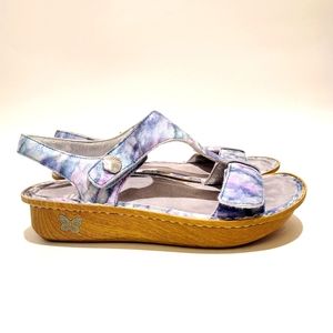 Alegria Kendra Impressionista Leather Sandals 9.5/40